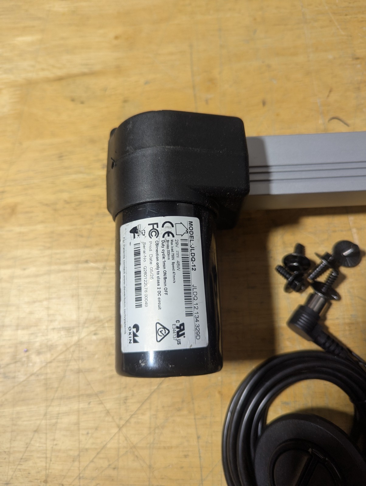 Okin Linear Actuator Motor JLDQ.12.134.329D for Power Recliner Sofa Lift Chairs