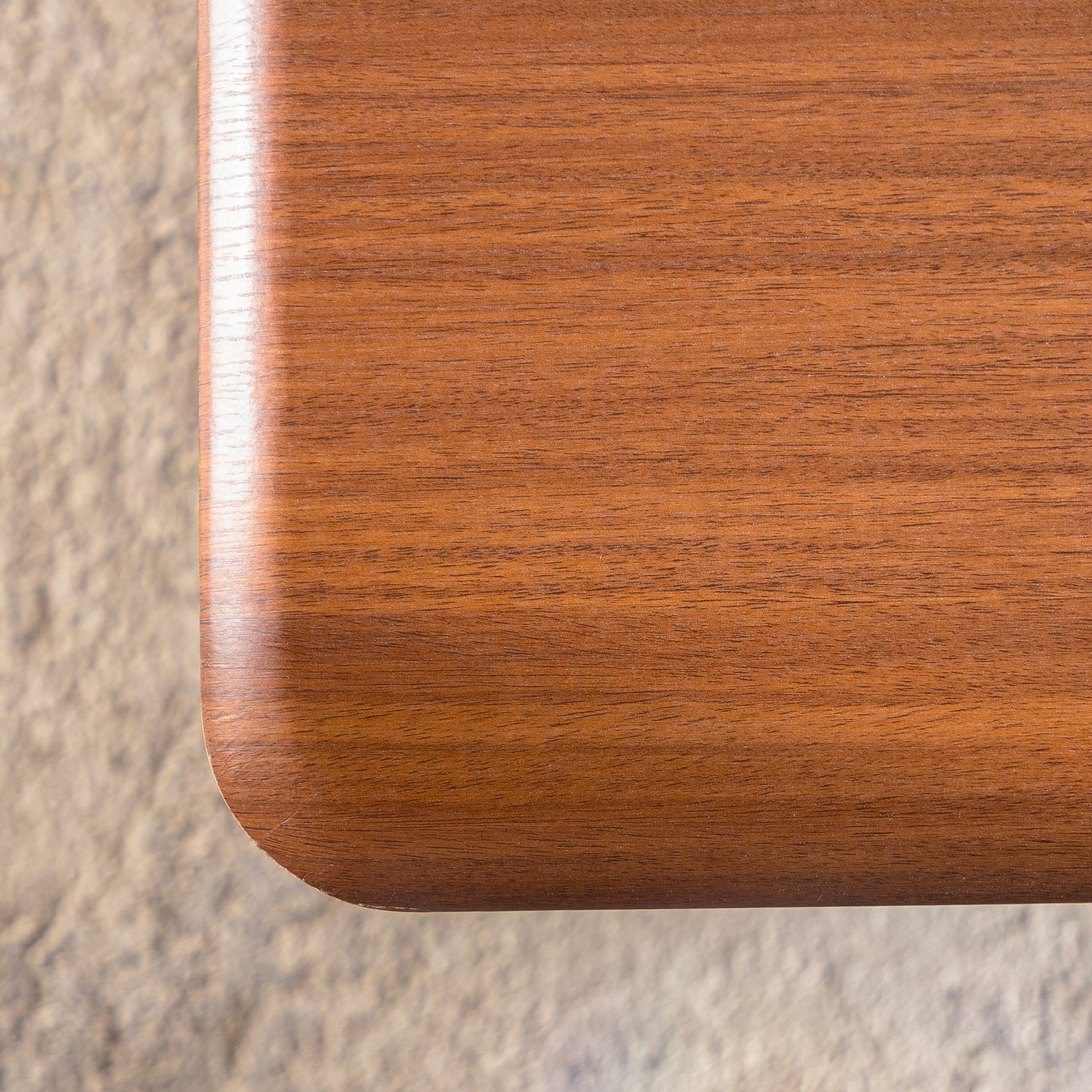 Rectangular Wood Coffee Table 47.24″ Walnut Finish Modern Minimalist