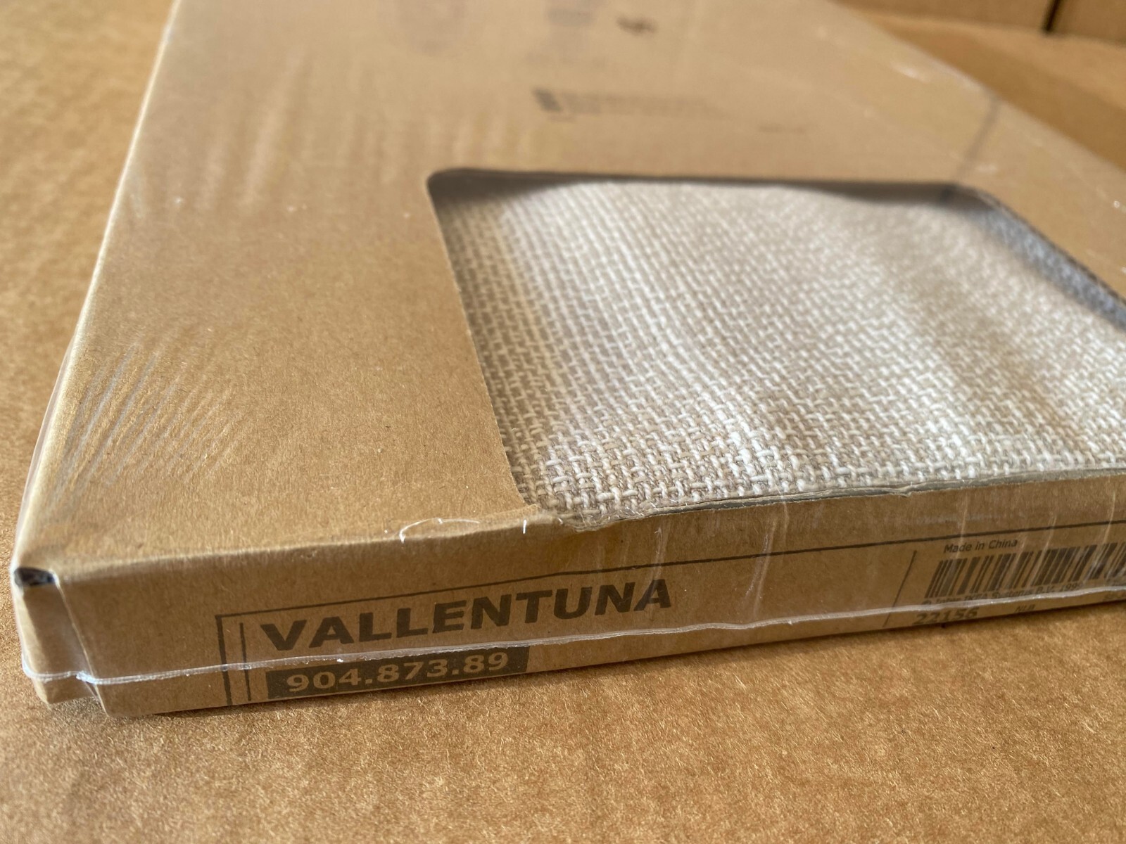 IKEA VALLENTUNA Back Pillow Cushion Cover Slipcover – Hillared Beige / 32″ x 18″