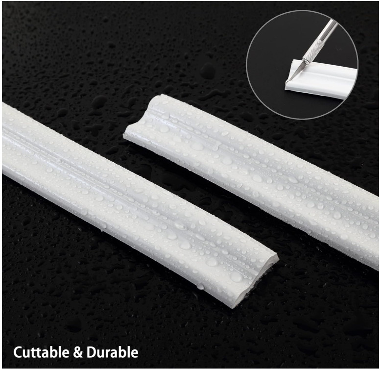 Self-Adhesive Chair Rail Molding Trim, 9.8ft x 1.3in – Peel & Stick