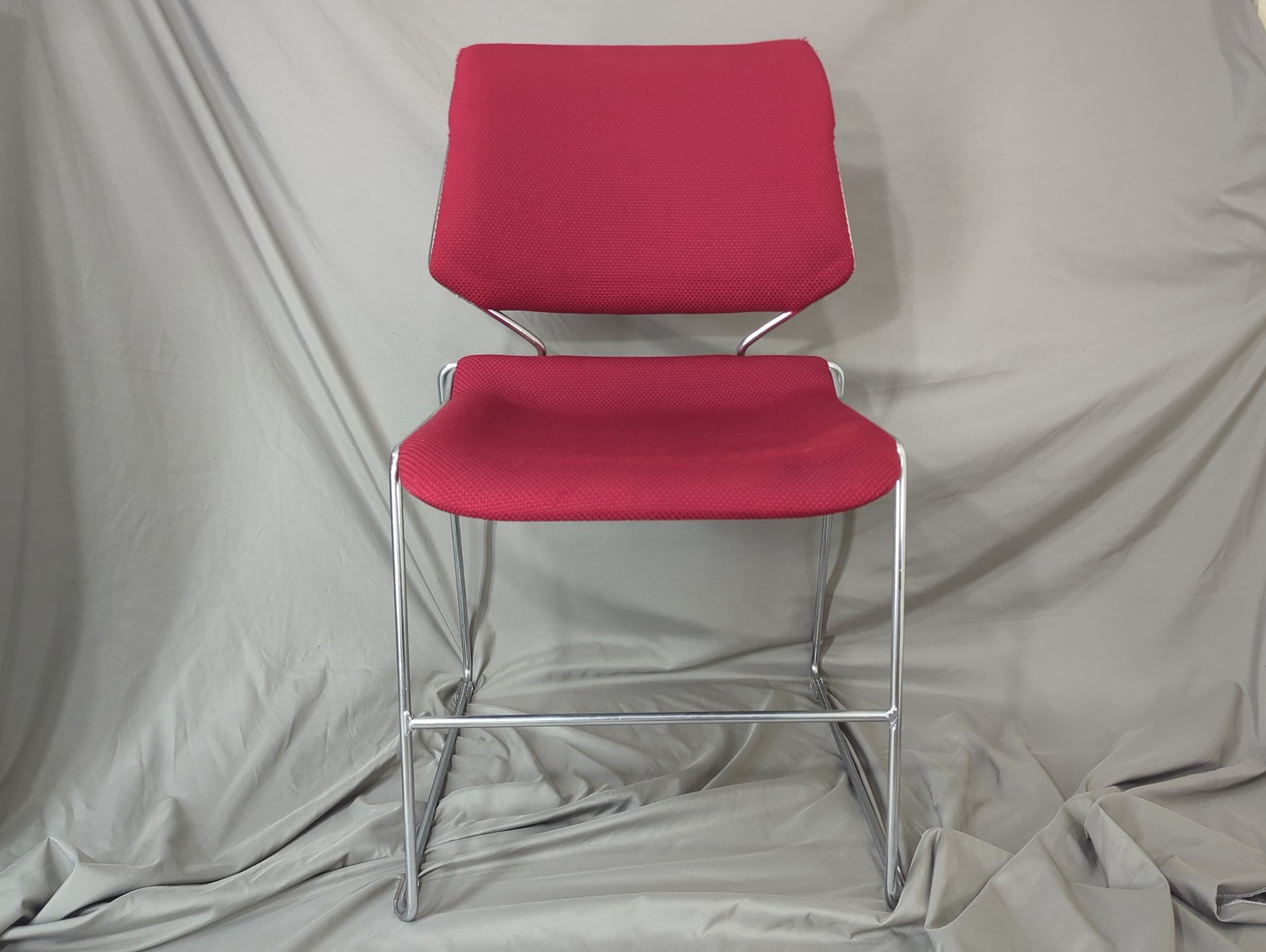 Matrix 1100 Series Stainless Steel Padded Fiberglass Chair Very Good Condition