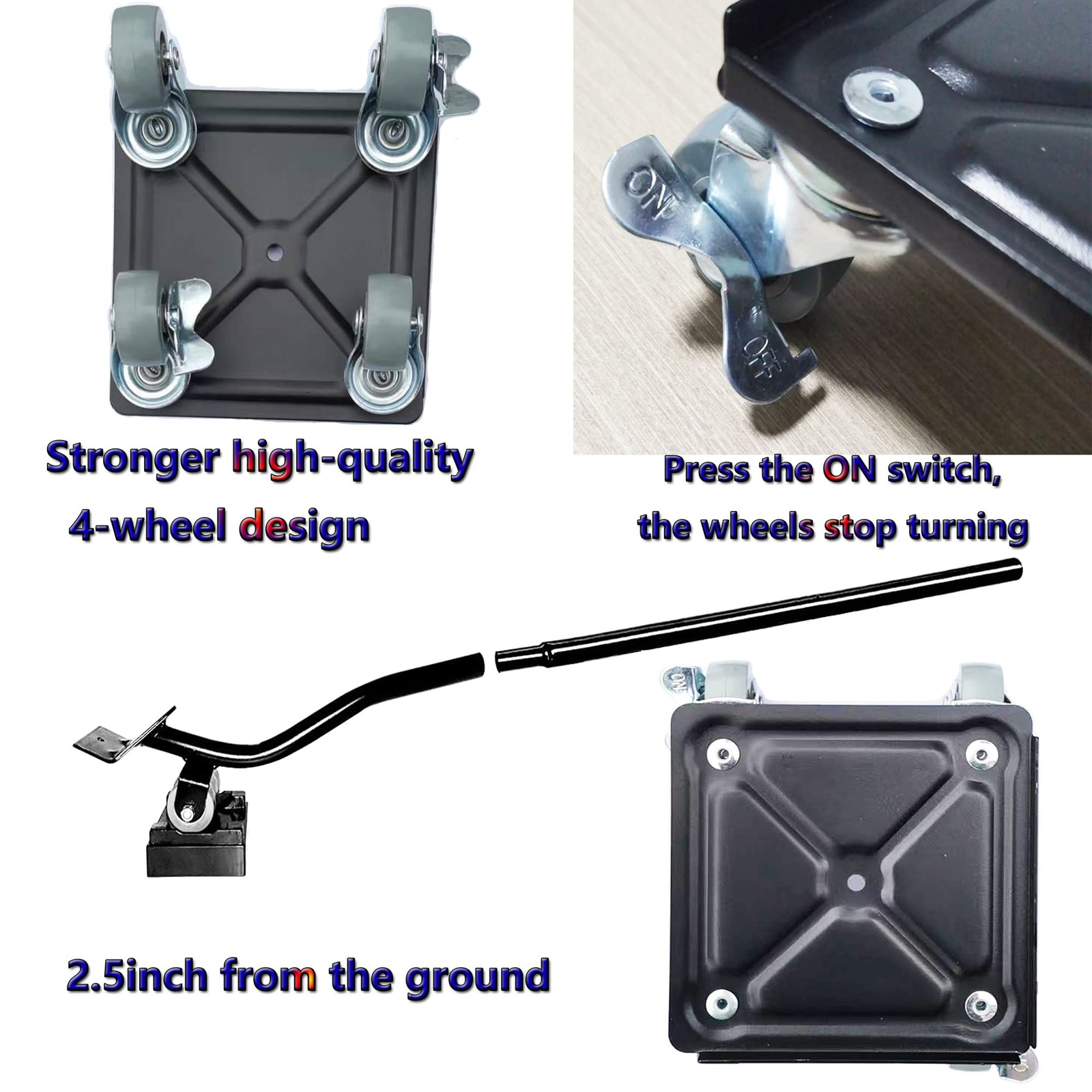Heavy Furniture Roller Move Tools 4 Wheels Larger Size Heavy Duty Movers