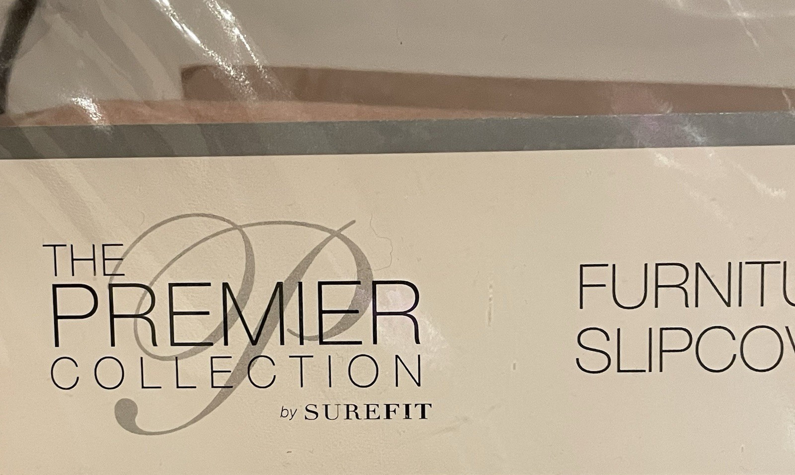Sure Fit- Ultimate Heavyweight Stretch Suede Rose Smoke Two-Piece Slipcover