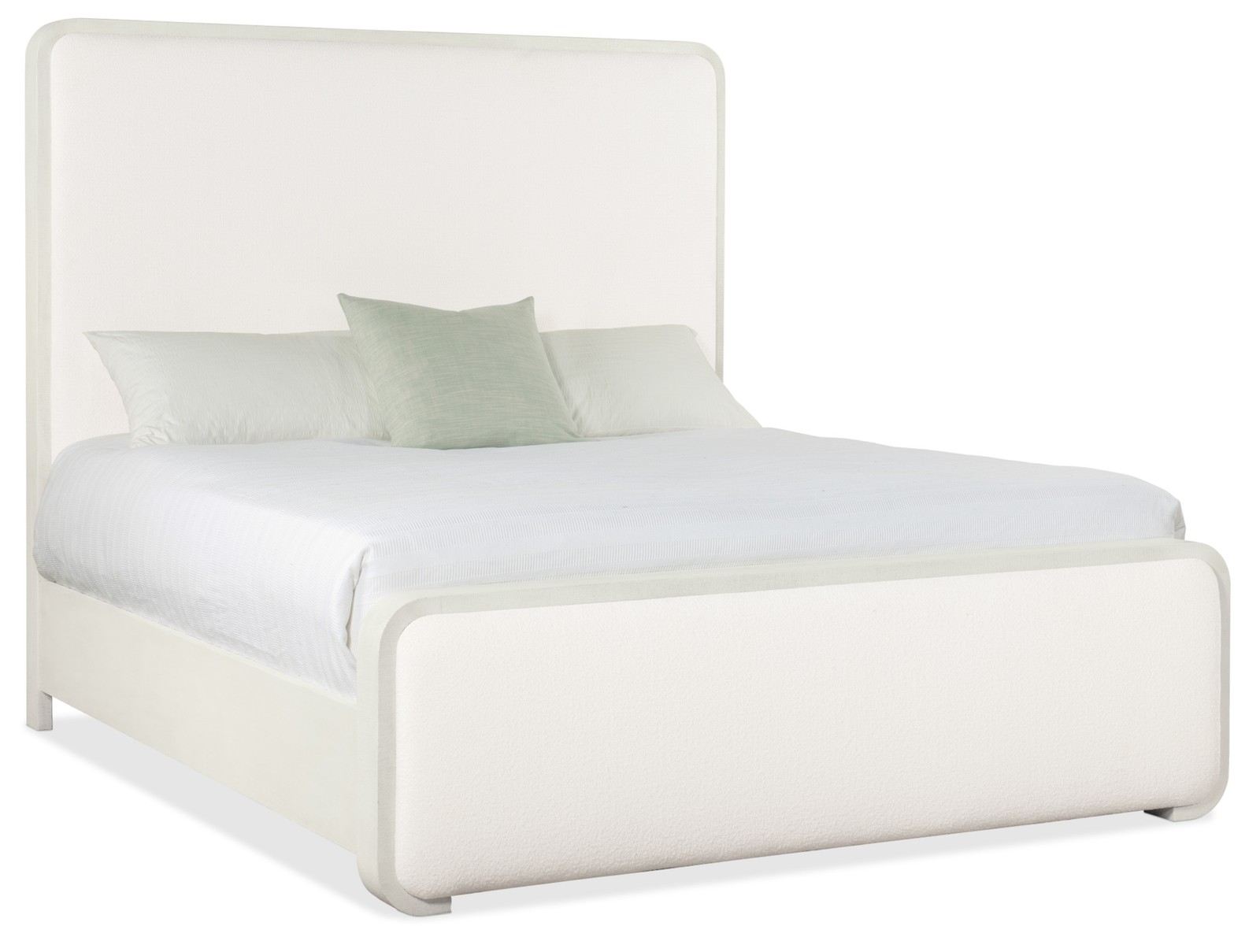 Hooker Furniture 6350-90350 Serenity Queen Sleigh Bed Frame – Off White