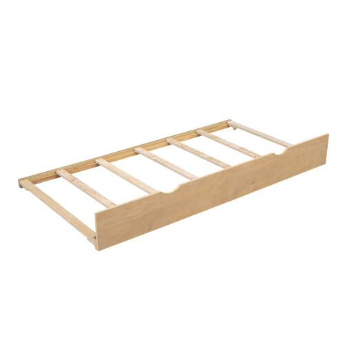 Solid Wood Daybed with Trundle Storage Bookcases Twin Size Sofa Bed Platform Bed