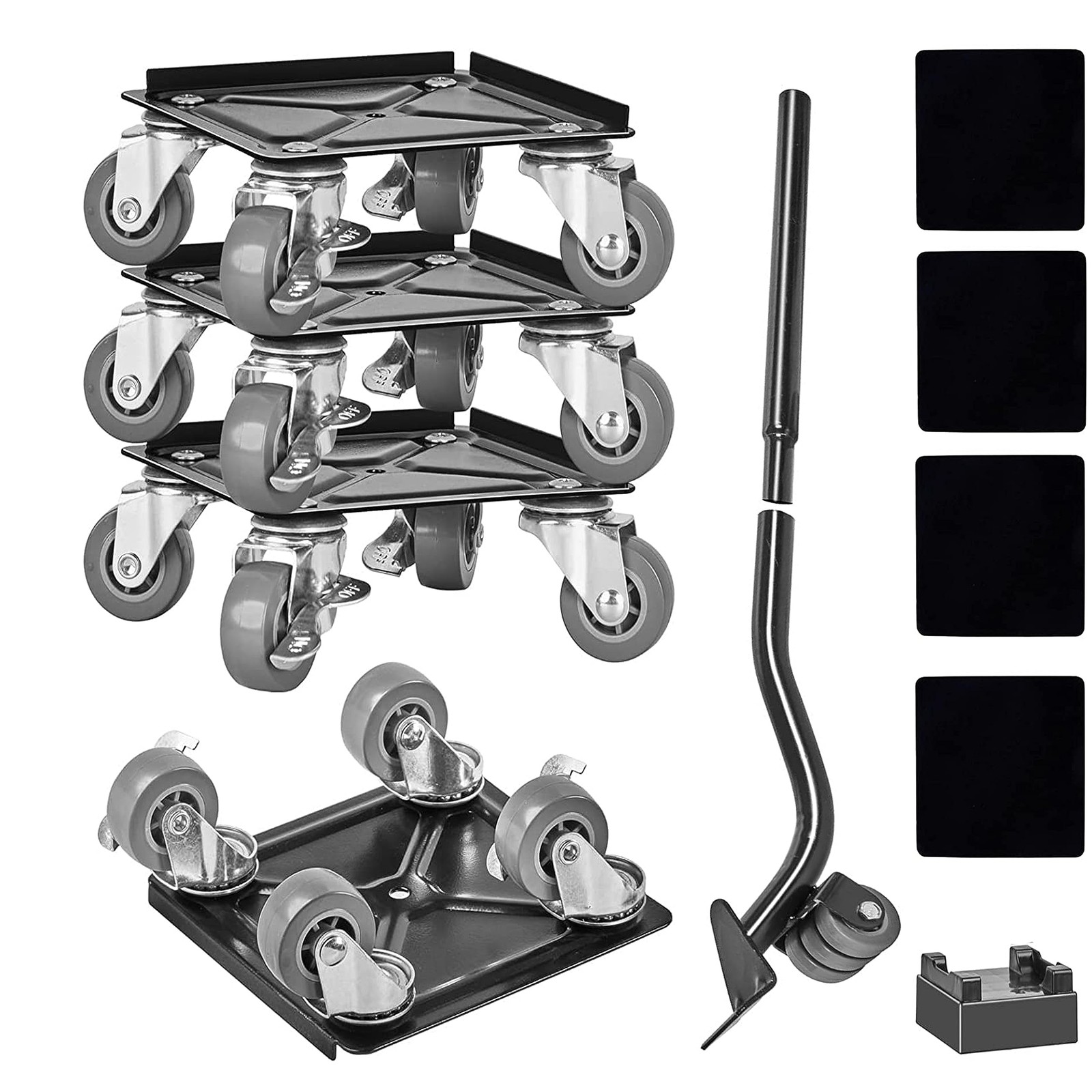 Heavy Furniture Roller Move Tools 4 Wheels Larger Size Heavy Duty Movers
