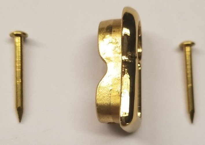 Polish Brass Keyhole Insert cover thread escutcheon antique vintage key desk new