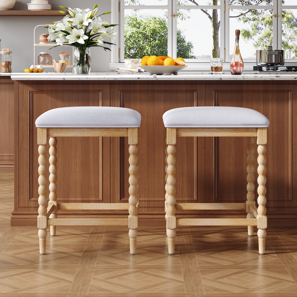 Bench with Cushion Rosewood Frame Foam-Filled Seat