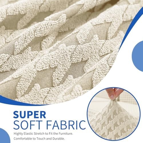 MAXIJIN 2 Pieces Stretch Chair Cover Armchair Covers for Living Room Thick So…