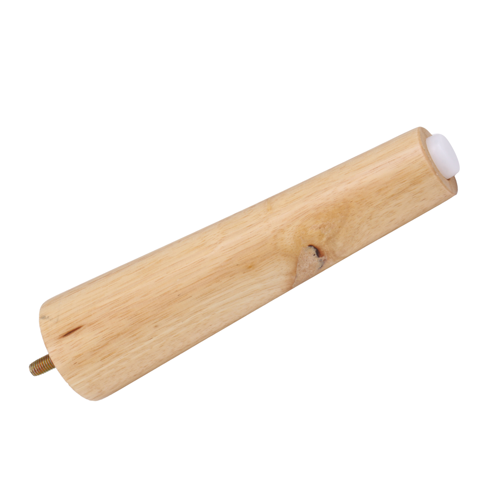 4PCS Wooden Cone Furniture Legs 20 * 5.5 * 3.5cm Natural Wood Color