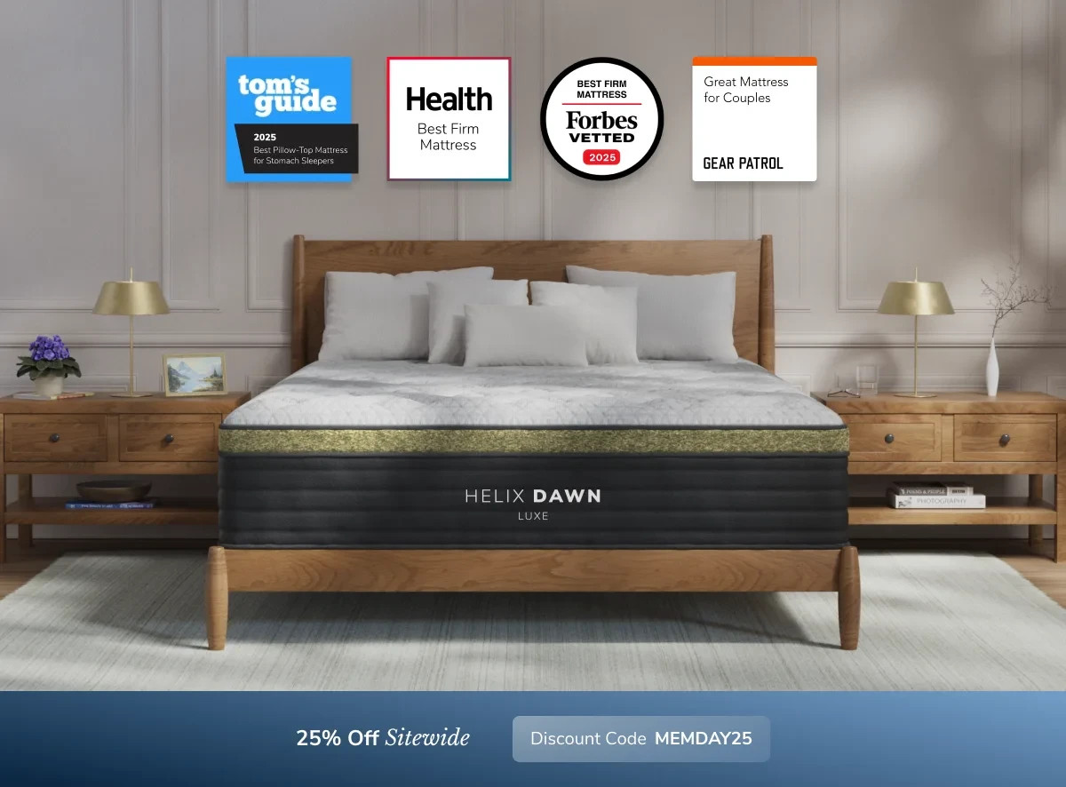 Helix Dawn LUXE QUEEN Size Mattress – Sanitized & Recompacted – Free Shipping