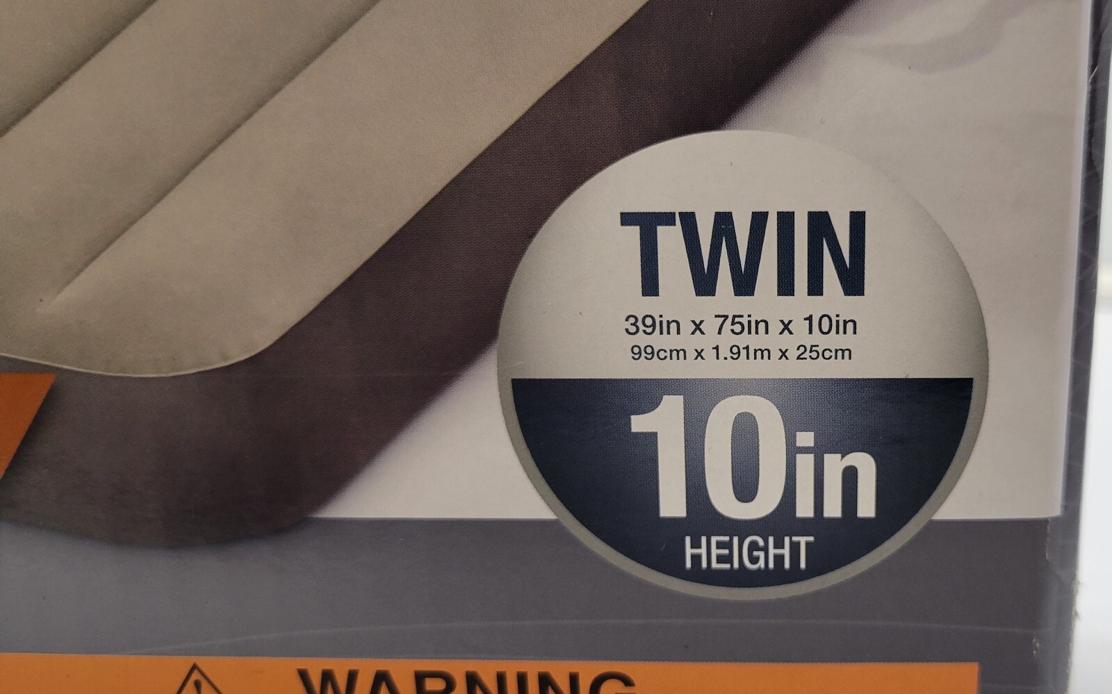 R) Intex Dura-Beam Plus Deluxe Twin Single High Airbed Air Mattress Bed