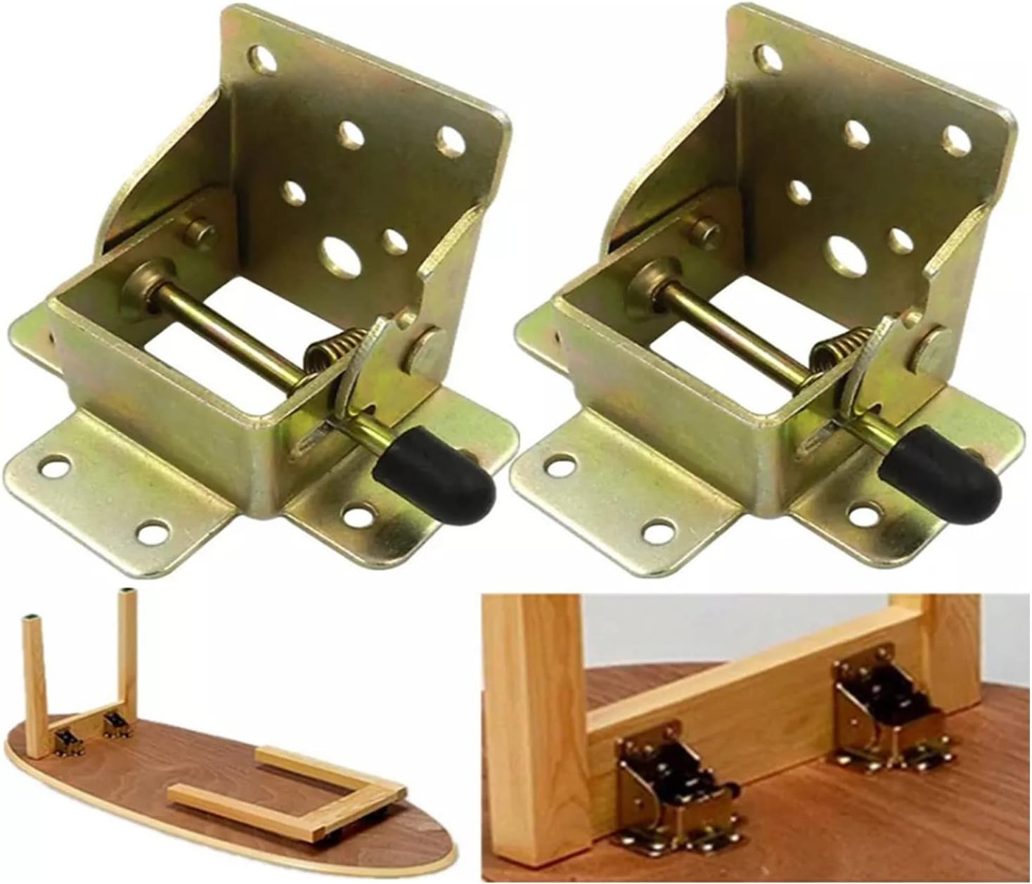 (2 Pieces) Folding Frame, Self-Locking Hinge, Folding Table Legs, Folding Workbe