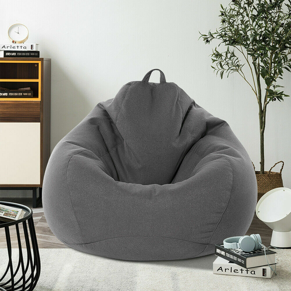 Large Bean Bag Chair Sofa Couch Cover Indoor Outdoor Lazy Lounger for Kids Adult