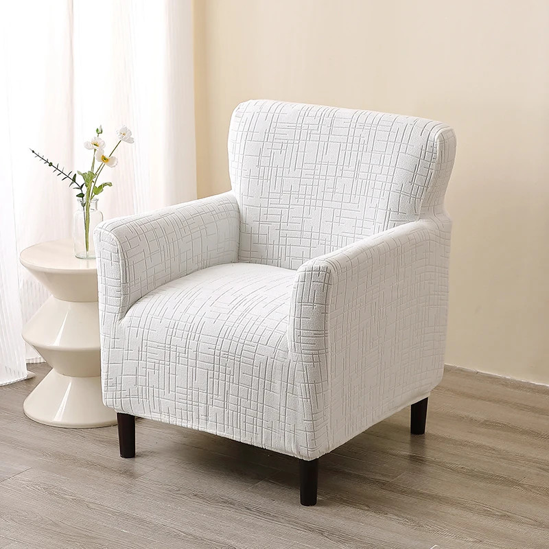 Stretch Modern Banquet Armchair Slipcover 1-Piece Accent Chair Covers with Arms
