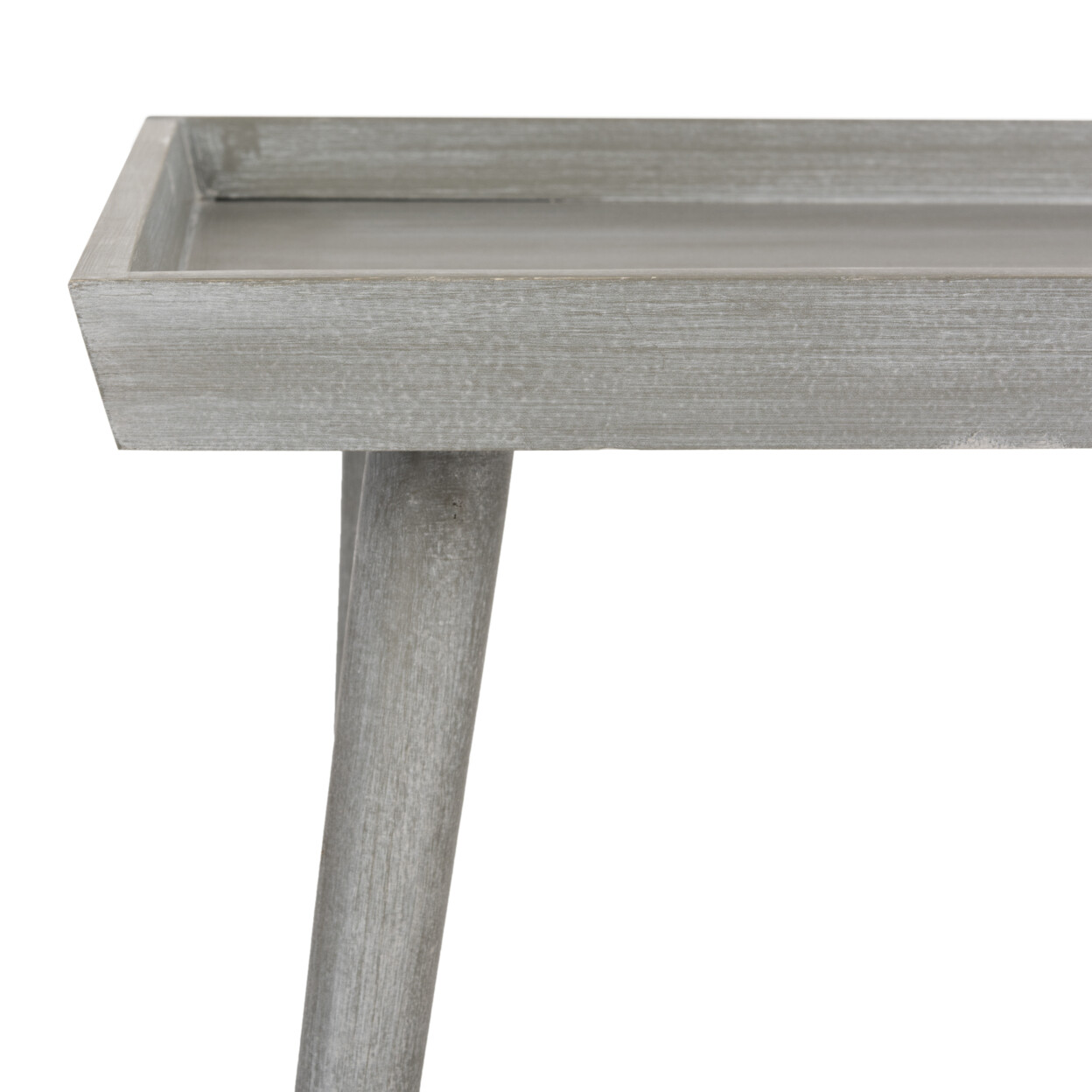 SAFAVIEH Nonie Coffee Table With Tray Top | Slate / Grey |