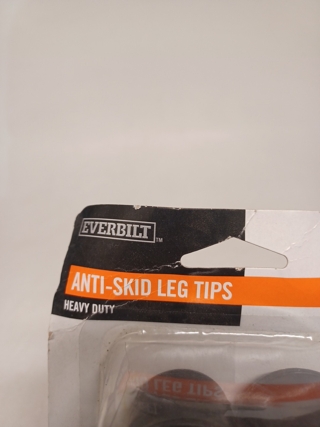 4 Pack EVERBILT Anti-skid 1 in. Rubber Leg Tips Black SKU 824 969
