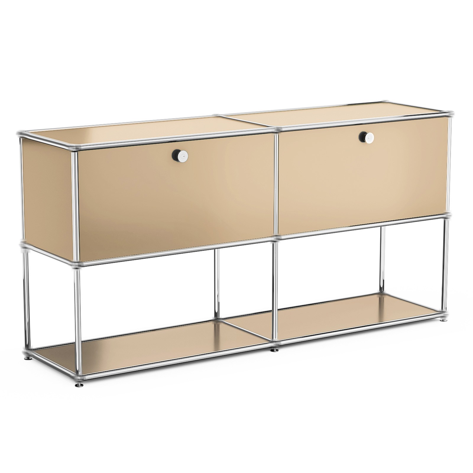 USM Haller Style Modern Storage Cabinet Shelf Free-Standing Sideboard Metal USA