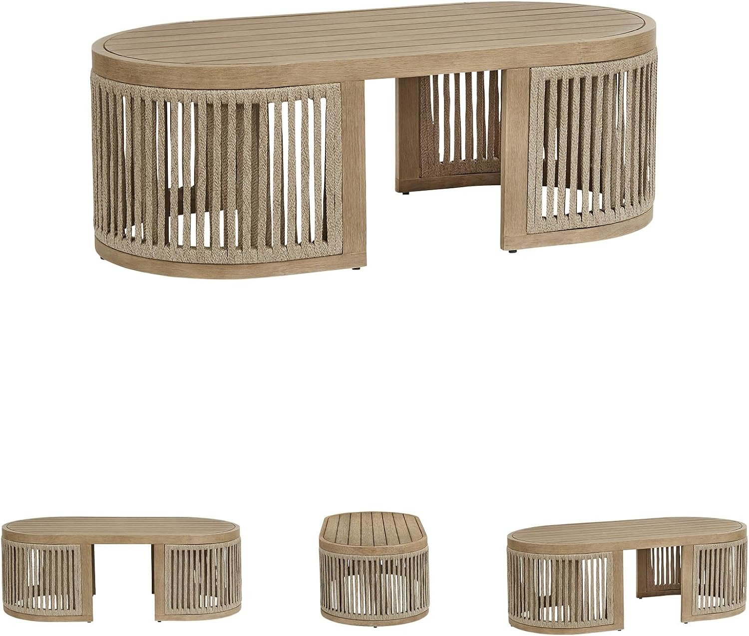 Serena Shores – Rectangular Cocktail Table – Beige