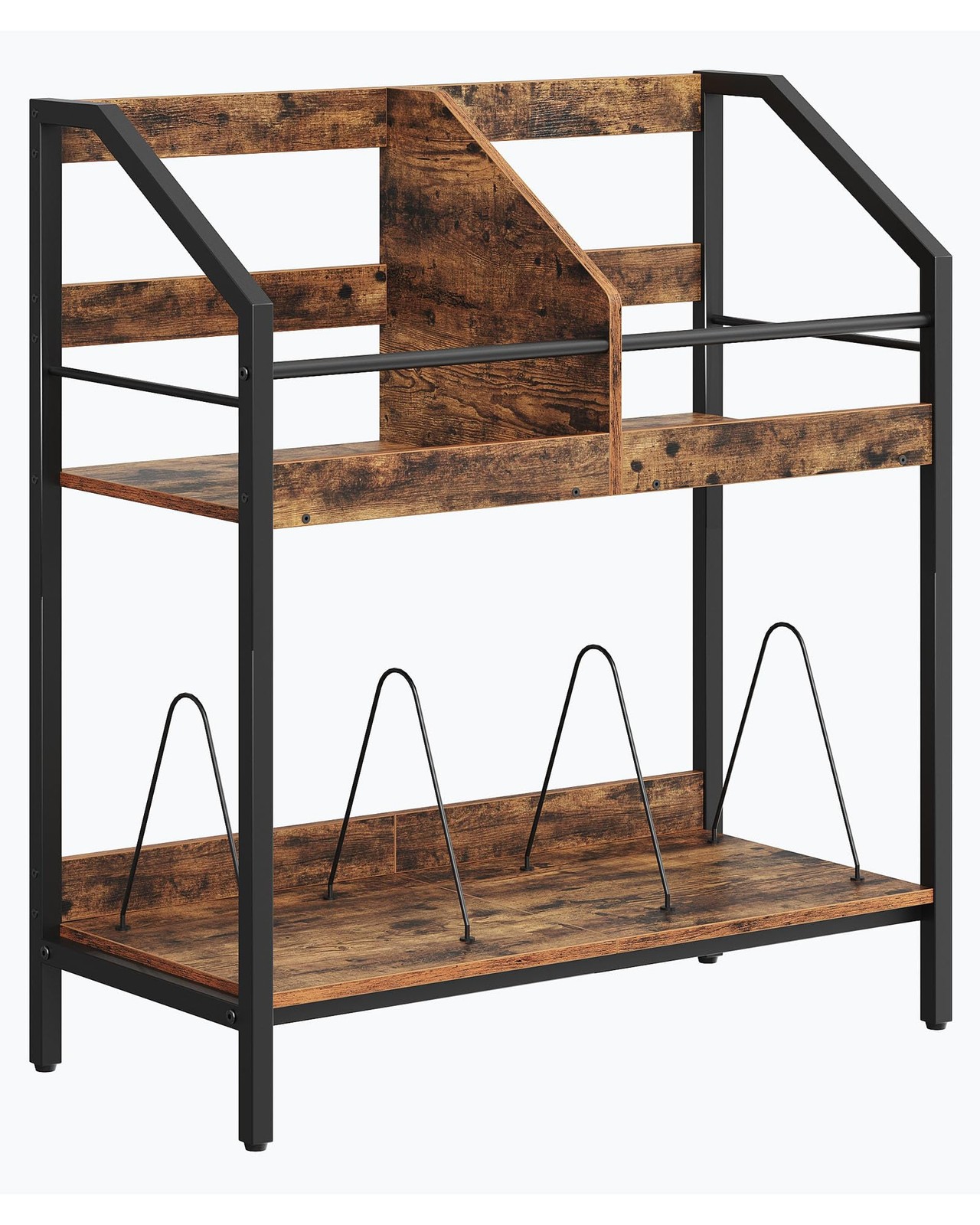 CHOEZON 2Tier Vinyl Record Storage Holder Rack, 250 LP Albums Display Shelf, …