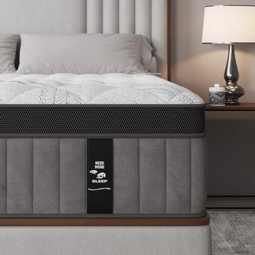 12 Inch Queen Mattress in a Box Hybrid Gel Memory Foam Pocket Spring Soft Plush