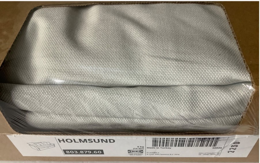 IKEA HOLMSUND Cover for Sleeper Sofa, Orrsta Light White-Gray 803.879.60 – NEW