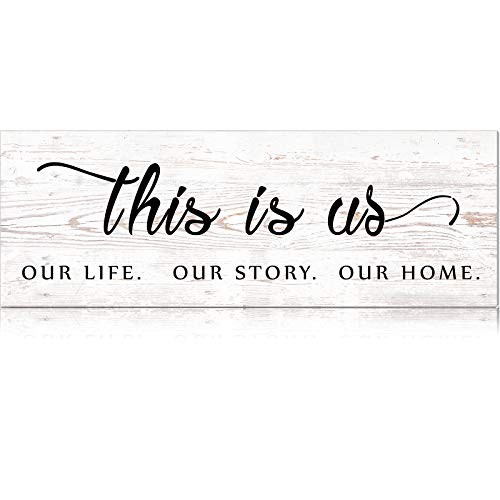 This Is Us Wall Sign Wooden Family Wall Plaques Inspiration Sign Antique White