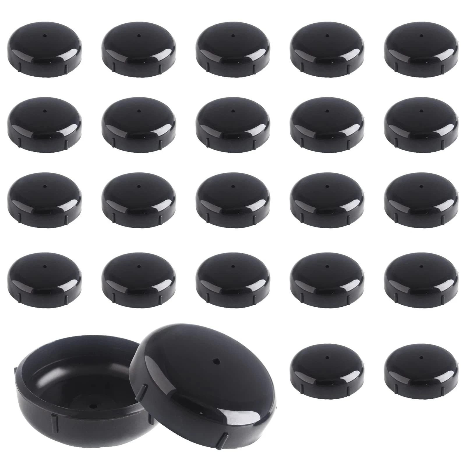 24 Pack 1.5″ Wrought Iron Patio Furniture Feet Round Chair Leg Floor Protectors