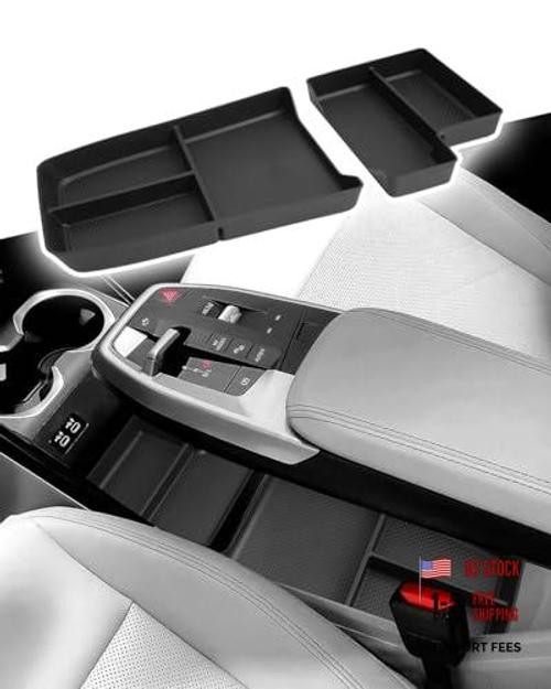 2Pcs for 2023 2024 2025 2026 BMW X1 U11 Accessories Center Console Organizer
