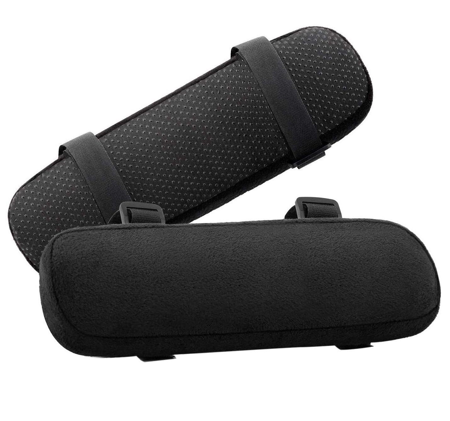 2 Thick Memory Foam Chair Armrest Pads Office Chair Arm Elbow Rest Covers Set US