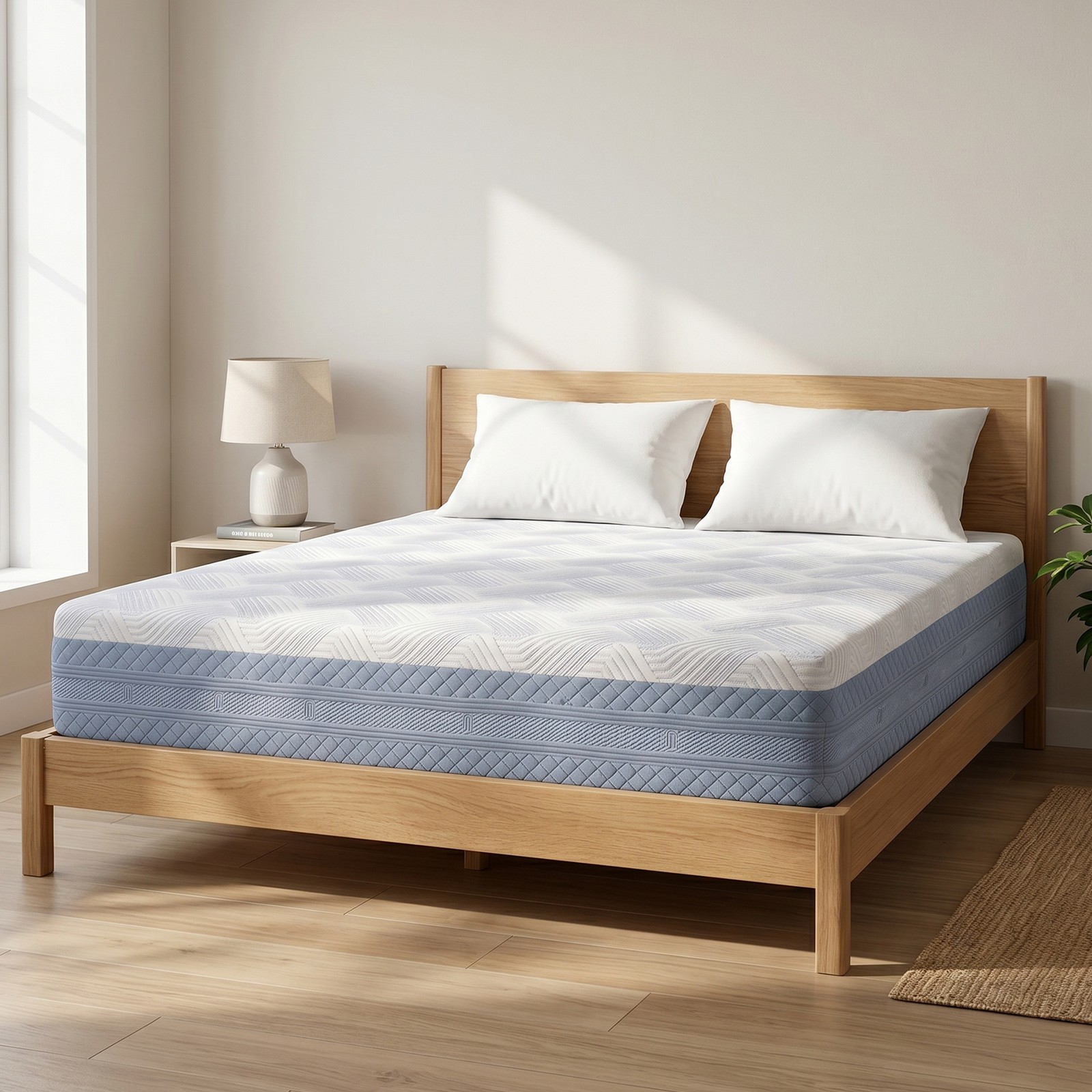 King Size Mattress 12 Inch High Density Soft Support Memory Foam Mattress Safety