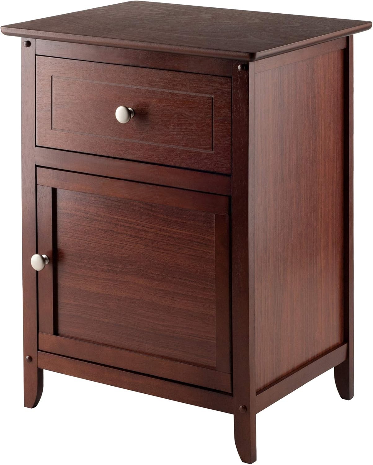 25 x 18.9 x 14.96-In Wood Night Stand/Accent Table Rustic Vintage End Side Table