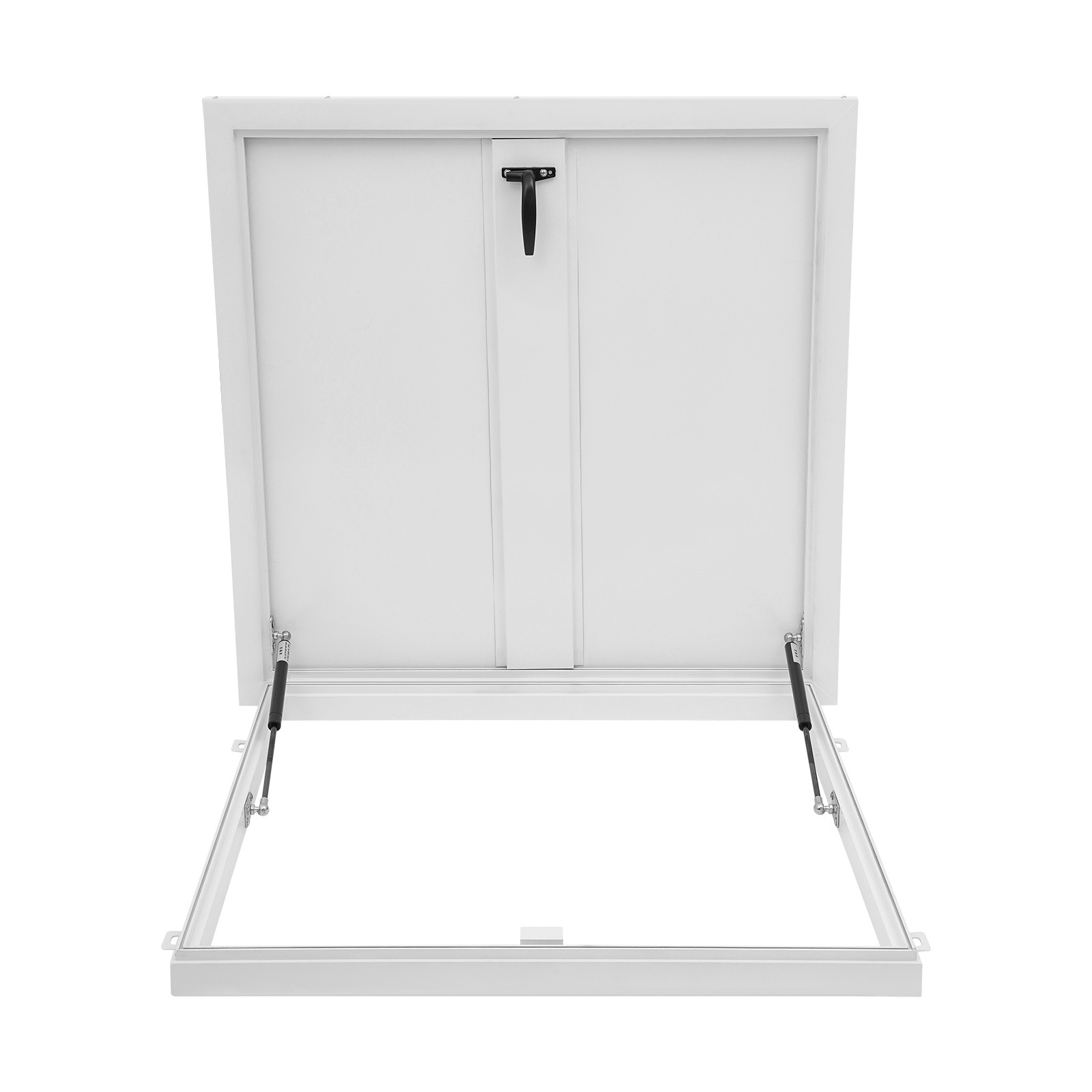 Modern White Aluminum Alloy Roof Hatch with Secure Opening Design