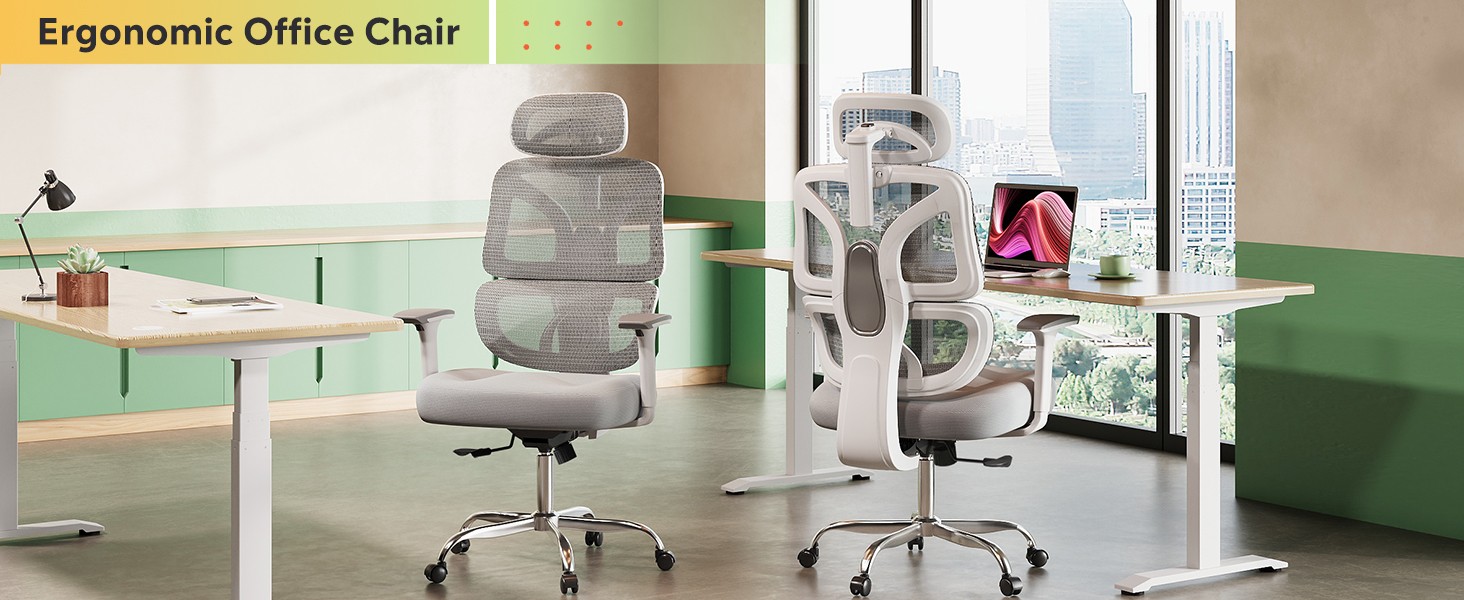 Office Chair Big and Tall Reclining Ergonomic Desk Chair for Long