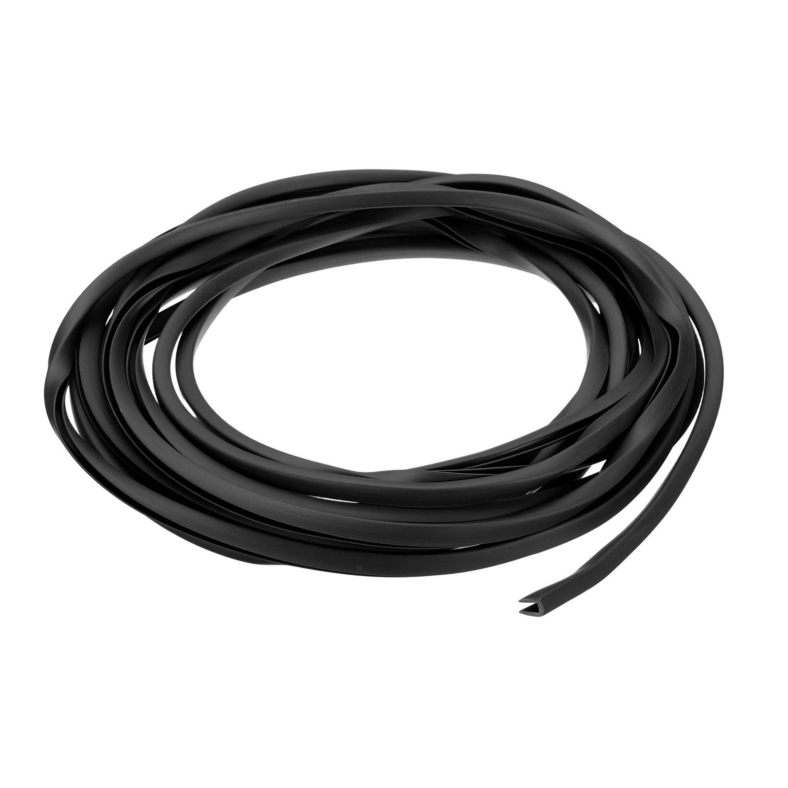 24.9 ft U-Shape Edge Banding Adhesive Trim Protector Fit 1/8″ Edge Black