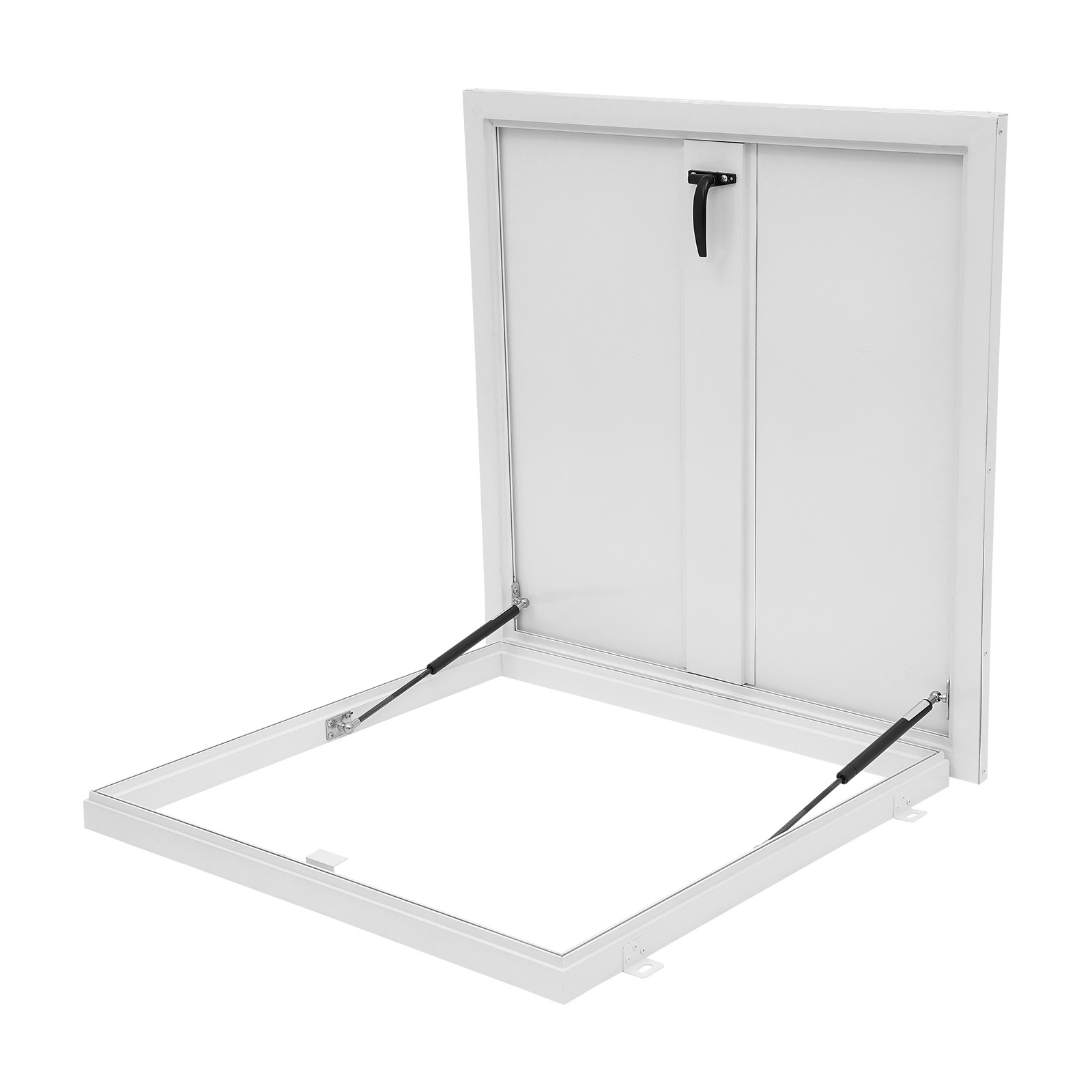 Modern White Aluminum Alloy Roof Hatch with Secure Opening Design