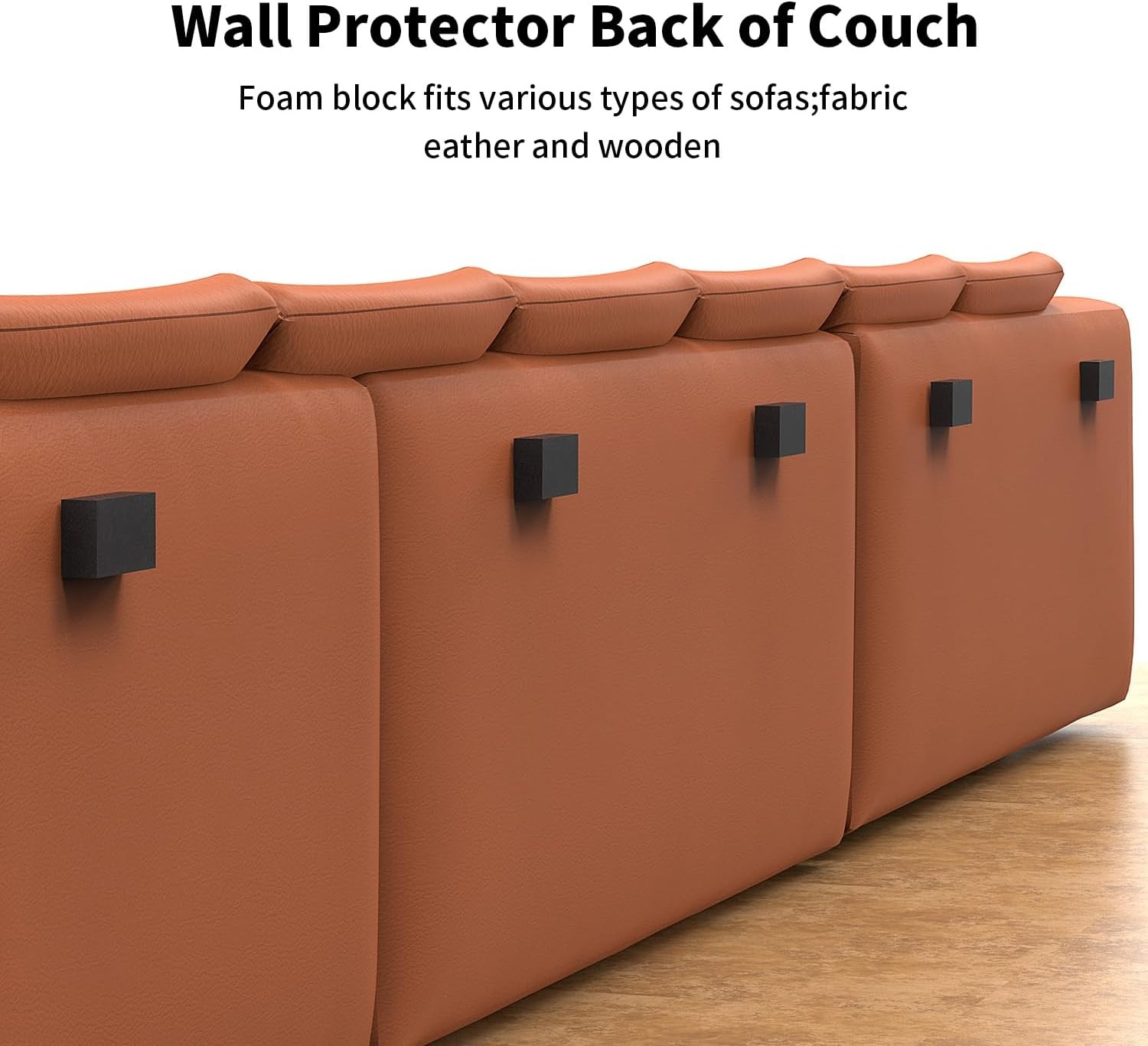 36Pcs Furniture Wall Protectors,EVA Foam Headboard Stoppers,24Pcs(20mm+3mm Th…