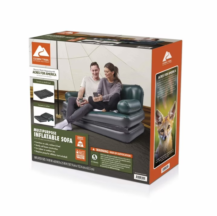 Ozark Trail Multi-Max 5-in-1 Inflatable Air Couch NEW
