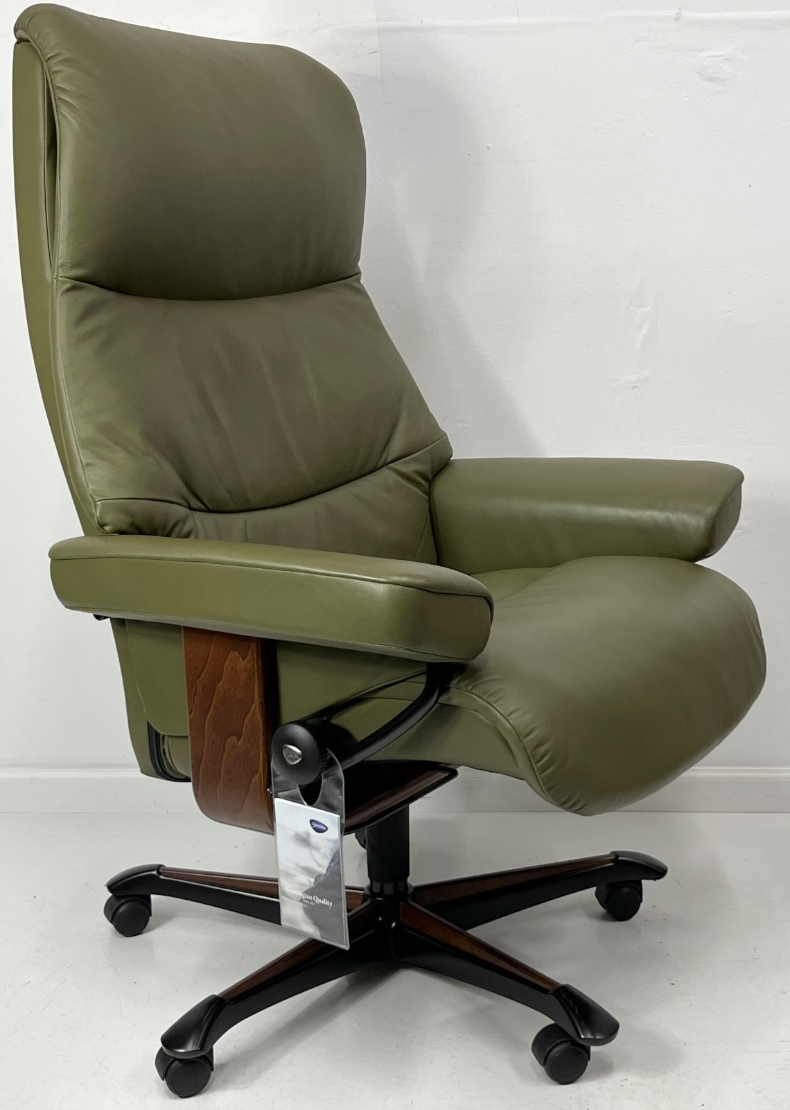 Ekornes Stressless VIEW Height Adjustable Reclining Leather Swivel Office Chair
