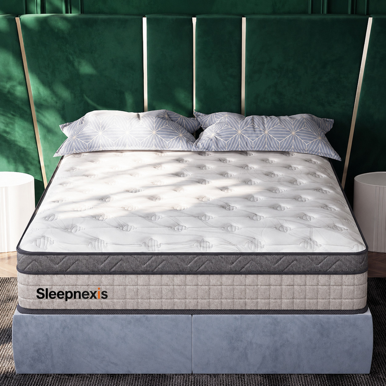 Hybrid Mattress in a Box Memory Foam Cooling Support All Sizes 10 & 12