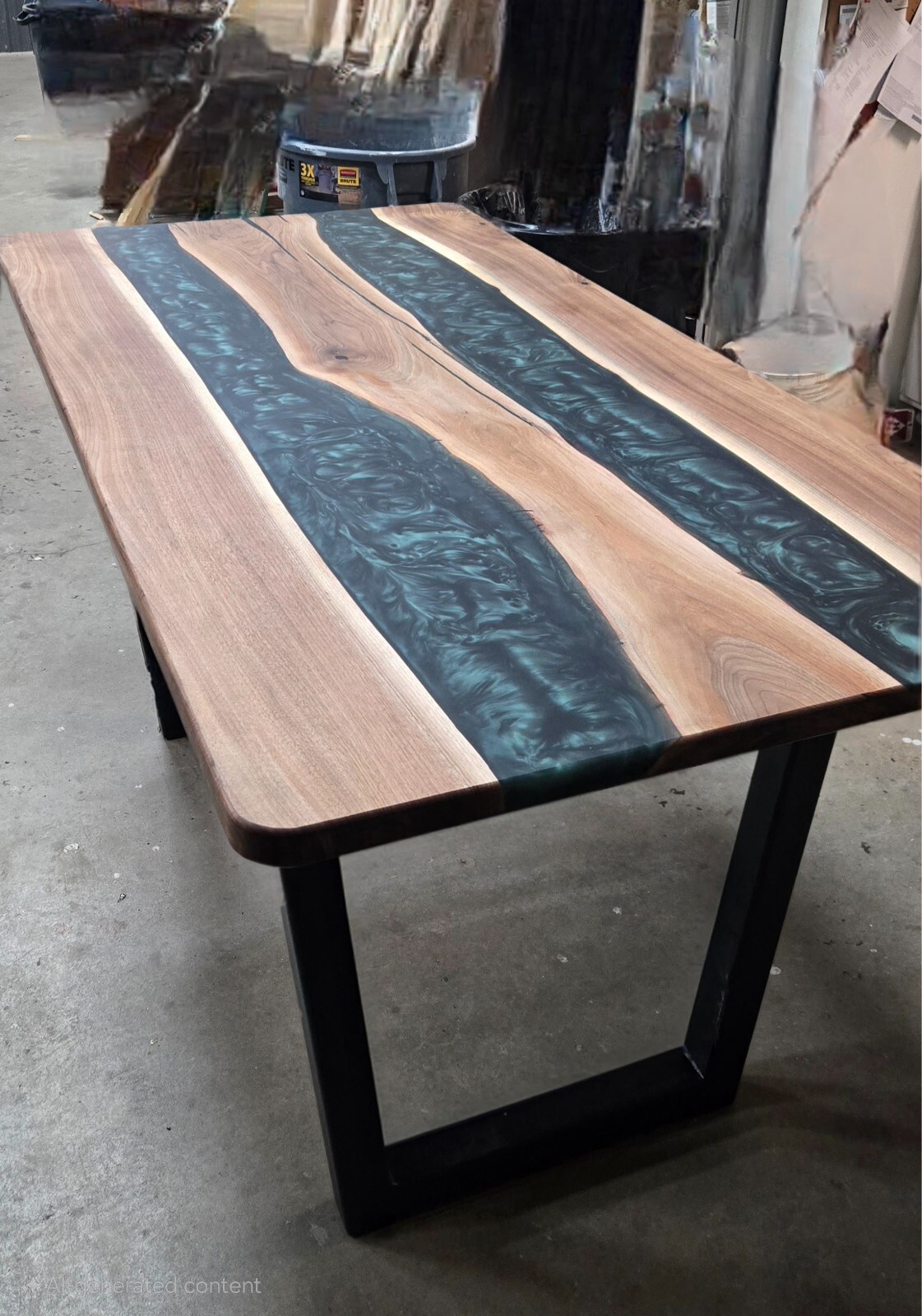 dining table wood epoxy resin river