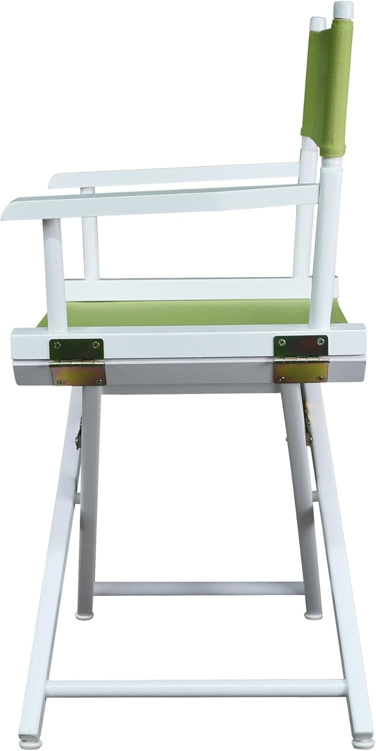 200-01/021-72 Director’s Chair Canvas 18″ Classic Height WhiteFrame/Lime Green