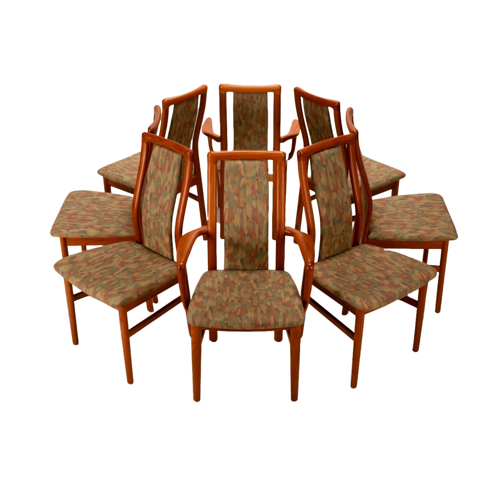 Scandinavian Modern Teak Dining Chairs by Andersen Schou, Denmark – Set of 8 MCM