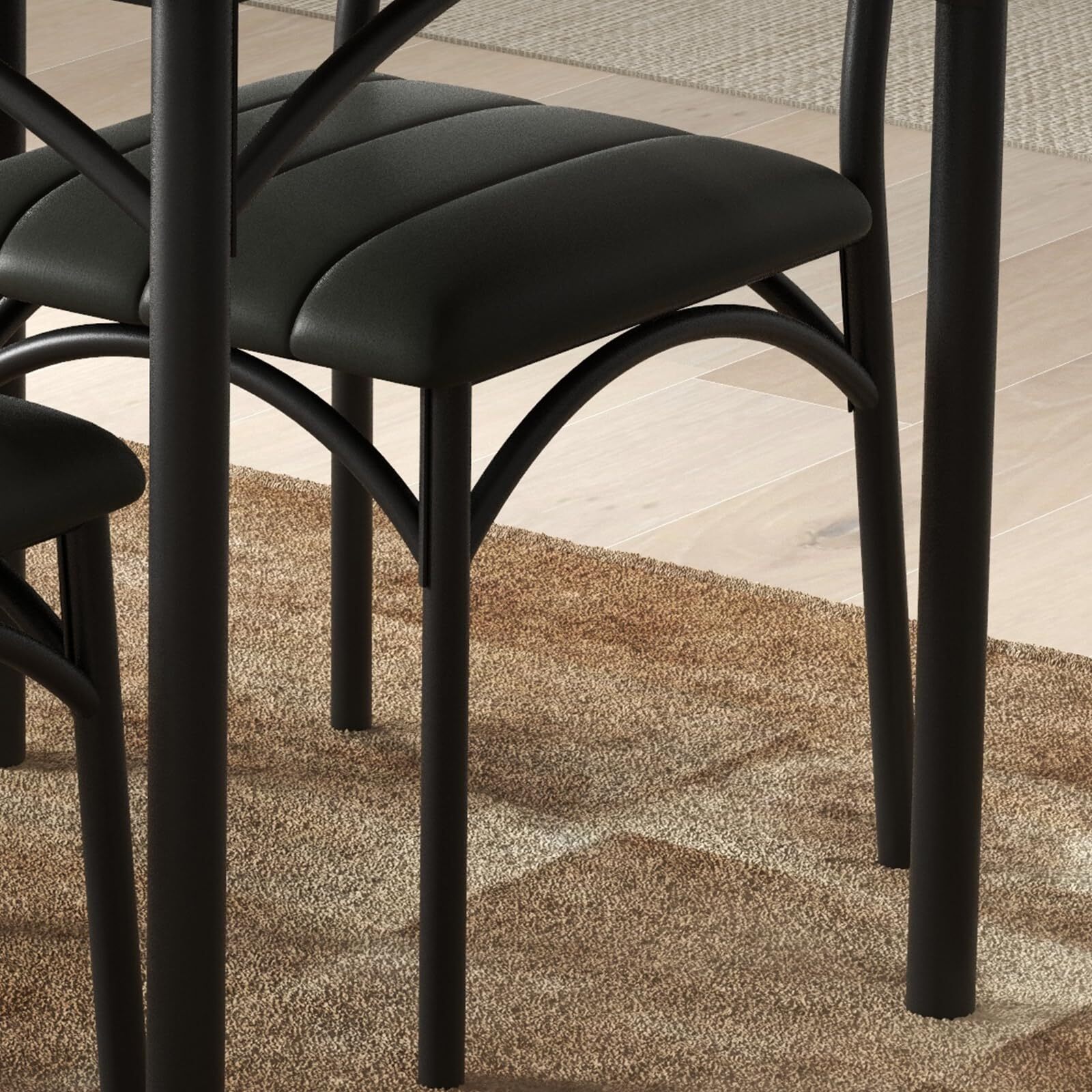 3-Piece Table and Chair Set ,Dining Room Table and 2 Chair Kitchen Table Set New