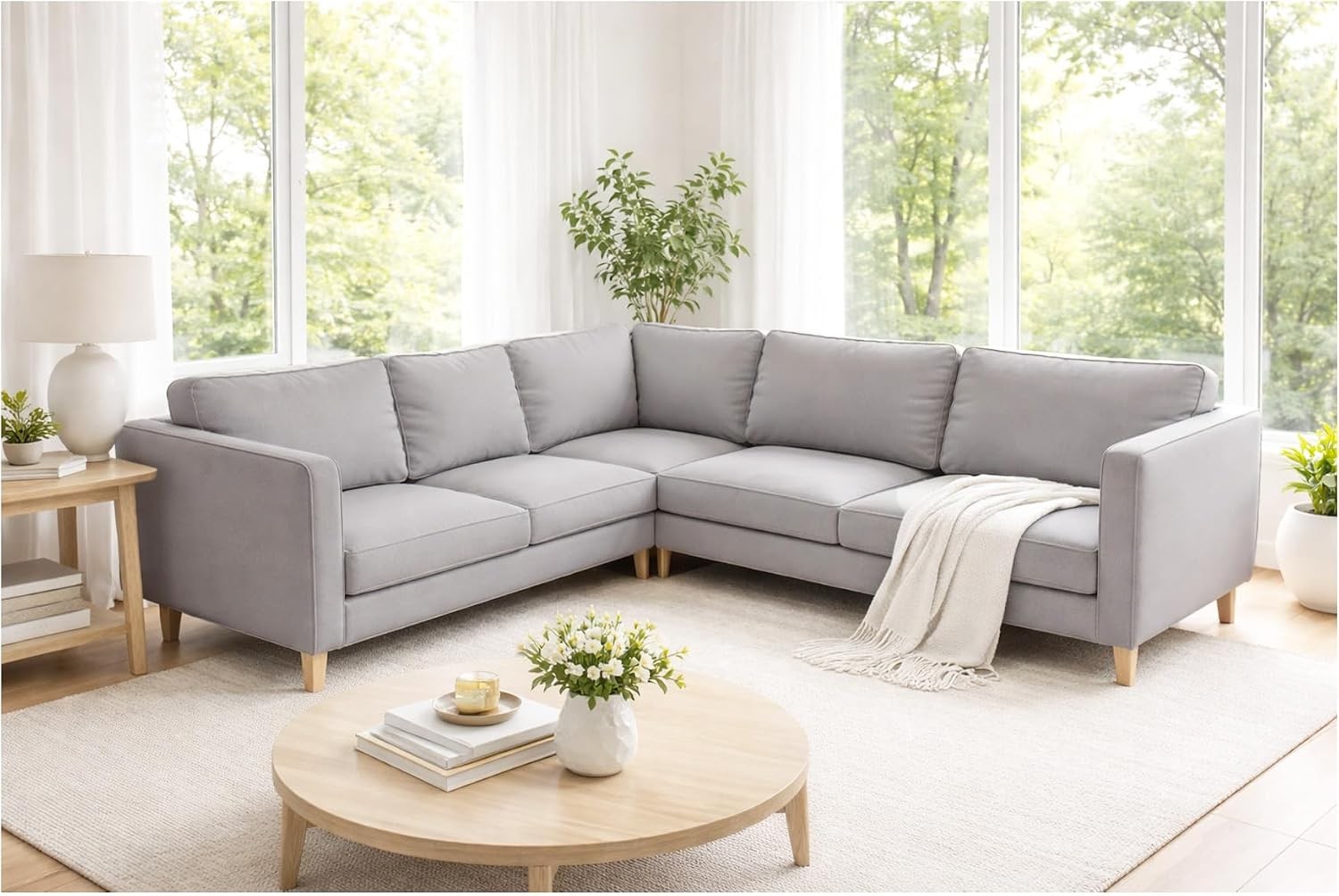The Dense Durable Cotton Karlstad Corner Sofa Cover (2+3/3+2) Replacement, is Cu