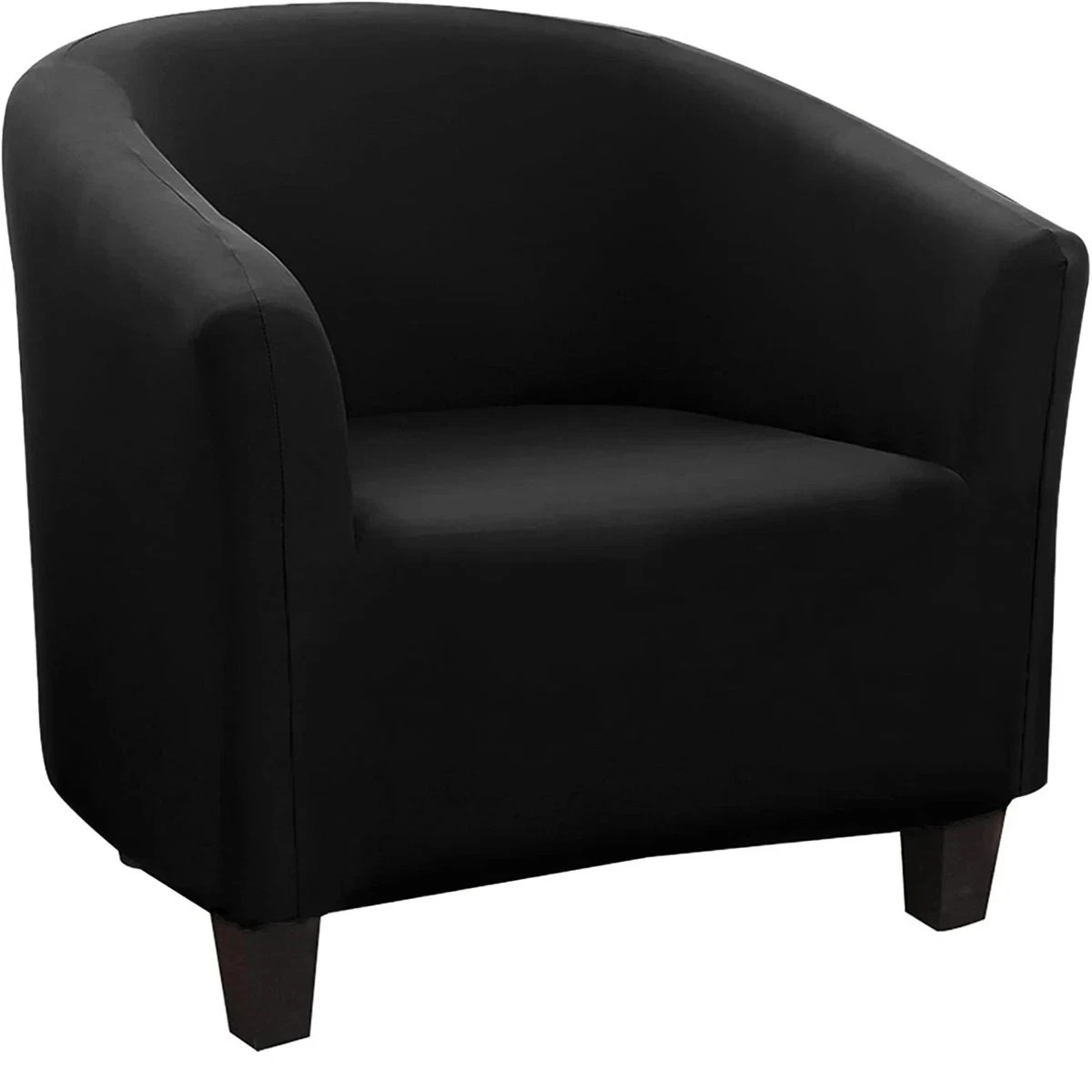 Stretch Club Chair Slipcover Spandex Barrel Chair Covers Printed Armchair Covers
