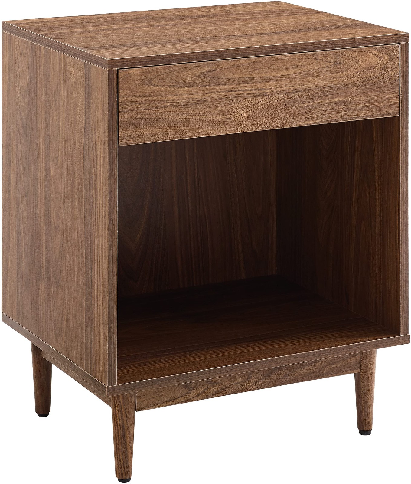 Crosley Furniture Liam End Table and 15.75 in x 20 x 25.5 in, Walnut