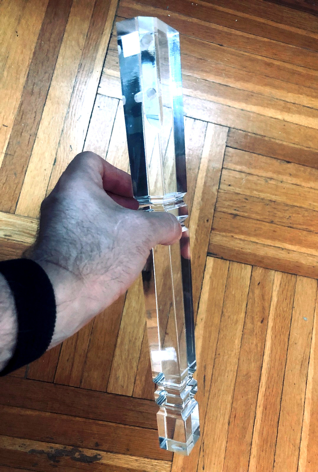Clear Acrylic furniture legs Set of 4 15″ tall