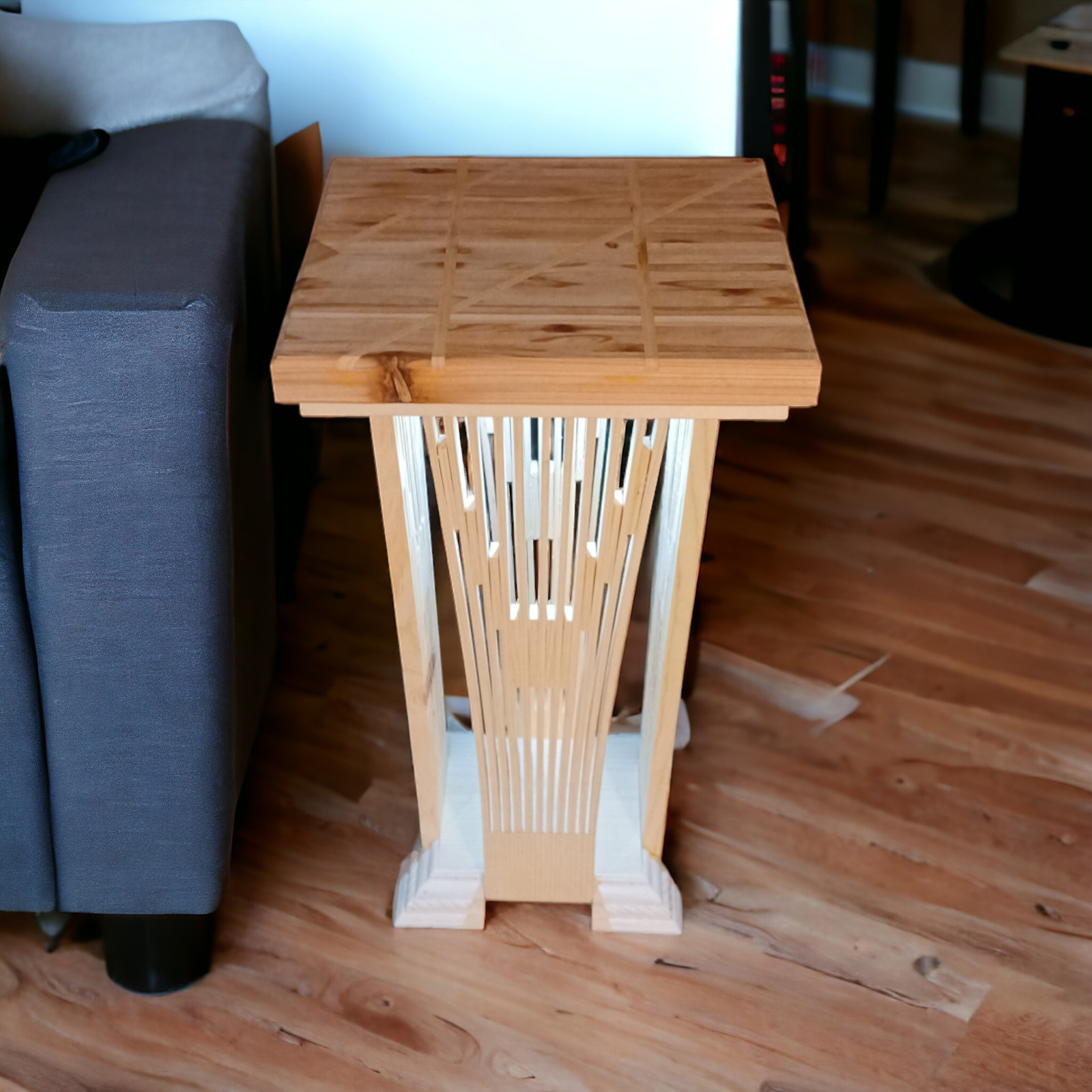 end tables wooden furniture handcrafted beautiful side table plant stands