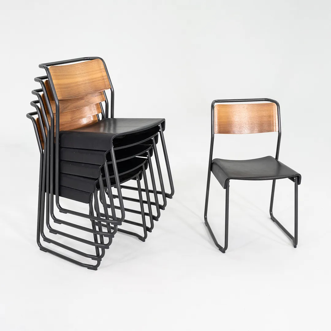 2020s Set of Six Carpenter and Klauser for VG&P Canteen Utility Dining Chairs